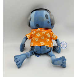 Peluche grenouille bleu Crazy Frog 35 cm