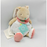 Doudou pantin super activités lapin beige rose bleu BABY NAT