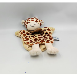 Doudou plat marionnette girafe Savane BABY NAT