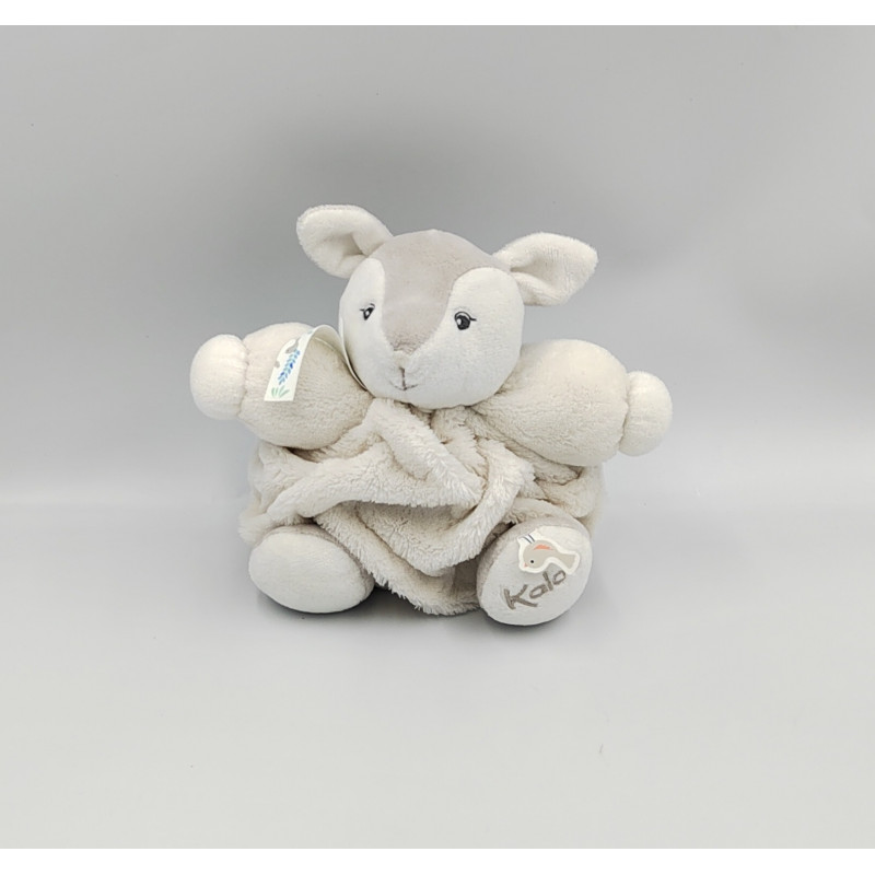 Doudou biche faon blanc plume KALOO