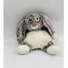 Doudou lapin marron blanc CMP