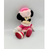 Peluche souris Minnie rose bonnet russe DISNEYLAND