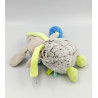 Doudou et compagnie veilleuse lapin beige bleu vert lovely Pistache
