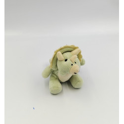 Mini peluche dinosaure tricératops vert NATURAL HISTORY MUSEUM