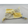 Doudou Plat Winnie l'Ourson Jaune bleu Disney NEUF
