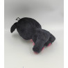 Peluche cochon noir rose NIGLOLAND Peluche cochon noir rose NIGLOLAND