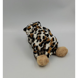 Doudou chat léopard beige marron noir CMP