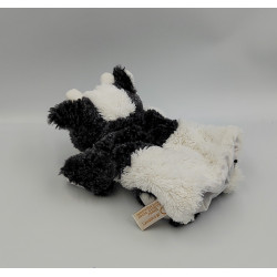 Doudou marionnette vache noir blanc RODADOU RODA