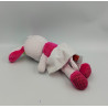 Doudou lapin chien rose blanc oiseau INFLUX