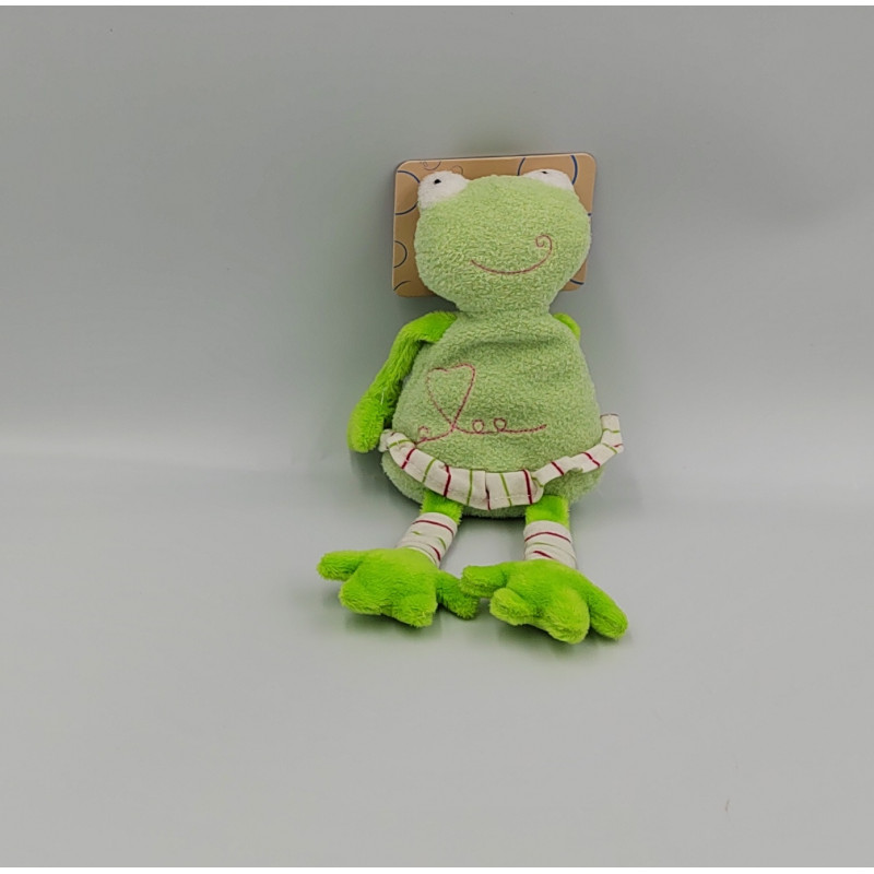 Doudou grenouille Malice et Bulle CP INTERNATIONAL
