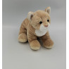 Peluche chat tigre beige blanc GIPSY