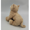 Peluche chat tigre beige blanc GIPSY
