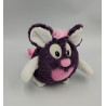 Doudou peluche lapin violet rose blanc OH STUDIO D&C