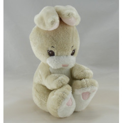 Doudou lapin beige rose H ET M H.M 