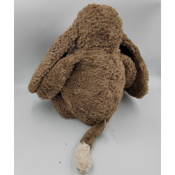 Peluche chien marron blanc LOUISE MANSEN