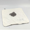 DOUDOU PLAT BLANC OURS GRIS DES CALINS PAR MILLIER