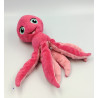 Peluche pieuvre rose SAMMY & CO