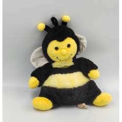 Doudou abeille jaune noir blanc RODADOU RODA