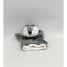 Doudou marionnette chat renard gris blanc MES PETITS CAILLOUX CMP