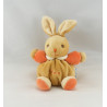 Mini doudou lapin beige orange KALOO 1998