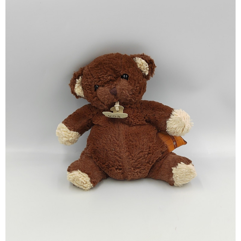 Doudou ours marron chocolat noir HISTOIRE D'OURS