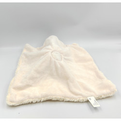 Doudou plat mouton écru blanc EDITIONS DOUCET