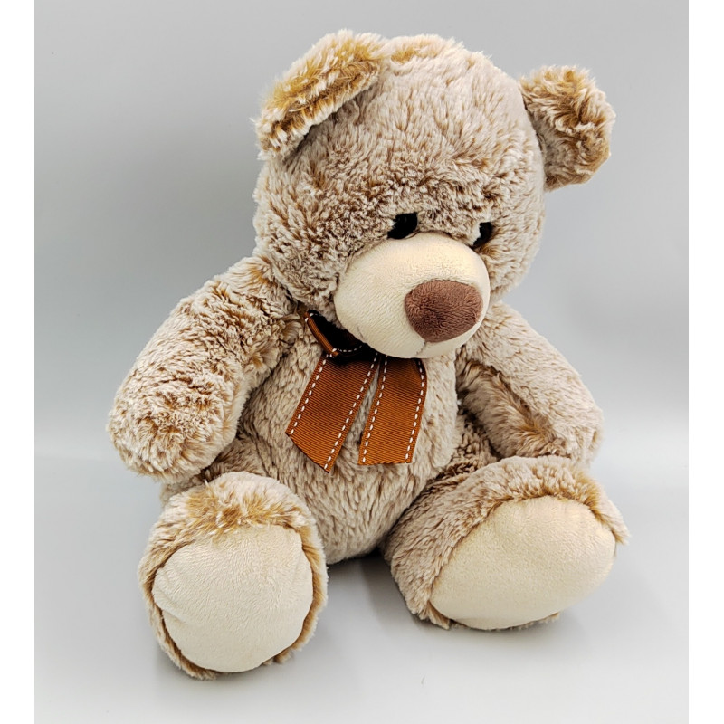 PELUCHE OURS MARRON NOEUD SIMBA TOYS NICOTOY