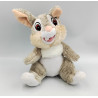 Doudou peluche lapin gris Pan-pan Panpan Bambi DISNEY