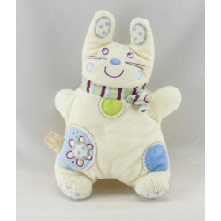 Doudou plat Lapin Beige NICOTOY