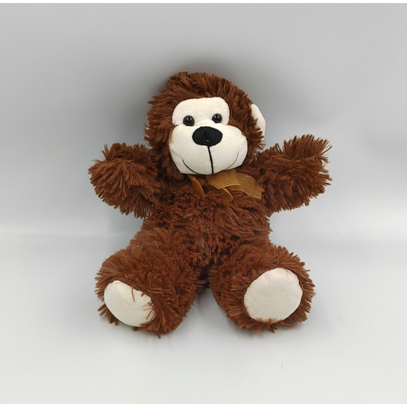 Doudou peluche singe marron KATRADE