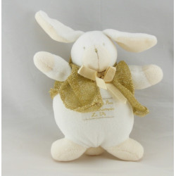 Doudou lapin gilet doré deux mille ans MOULIN ROTY