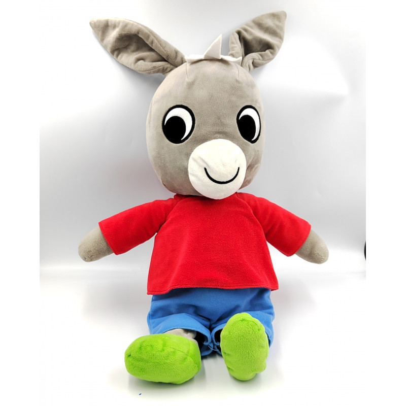 Grand doudou peluche l'âne Trotro GALIMARD JEMINI