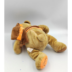 Doudou ours marron orange BABY NAT