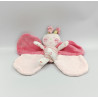 Doudou papillon rose vert SUCRE D'ORGE