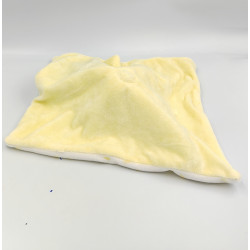 Doudou plat canard jaune blanc noeud orange Primark