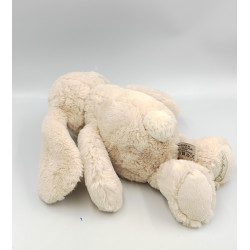 Doudou peluche lapin écru blanc BUKOWSKI