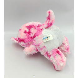 Doudou peluche ours chat rose Brilloo GIPSY