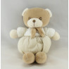 Doudou ours beige blanc TARTINE ET CHOCOLAT