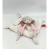 Doudou et compagnie plat chien blanc rose bleu Tatoo
