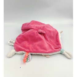 Doudou et compagnie plat chien blanc rose bleu Tatoo