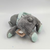 Doudou musical ours gris bleu Jules NATTOU