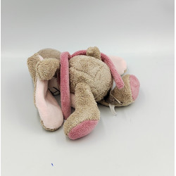 Doudou musical lapin beige rose Nina NATTOU