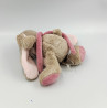 Doudou musical lapin beige rose Nina NATTOU