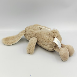 Doudou lapin beige blanc GIPSY