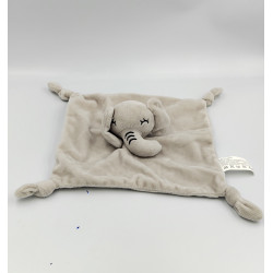 Doudou plat éléphant gris JJANGSU