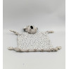 Doudou plat koala gris blanc pois VERTBAUDET