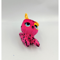 Peluche chien lapin rose jaune pois SPLASH TOYS