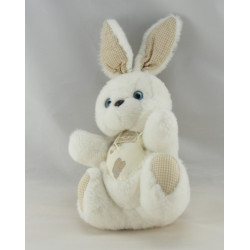 Doudou lapin boule beige TARTINE ET CHOCOLAT 