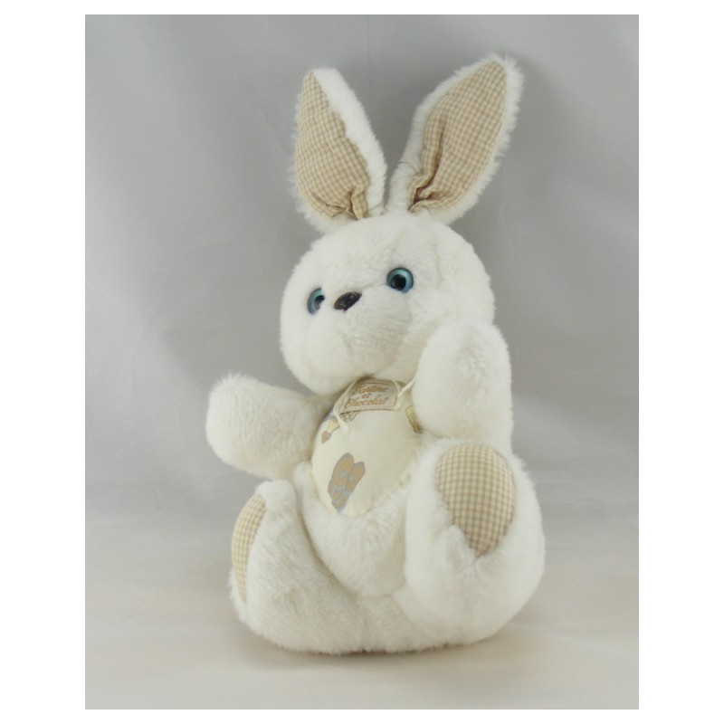 Doudou lapin boule beige TARTINE ET CHOCOLAT 