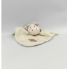 Doudou plat vache daisy blanc marron JOLLYBABY